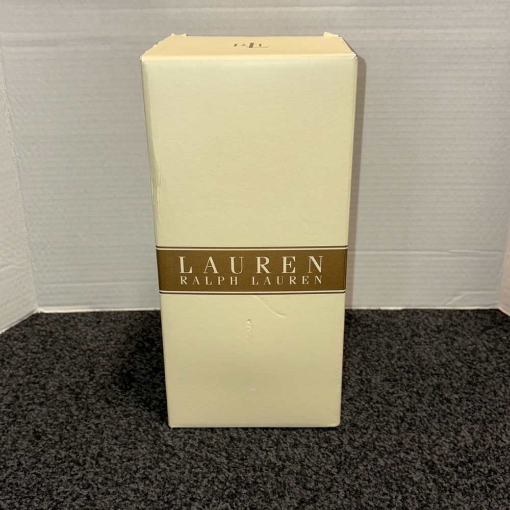Ralph Lauren Cocktail Party 28OZ Crystal Bar Decanter